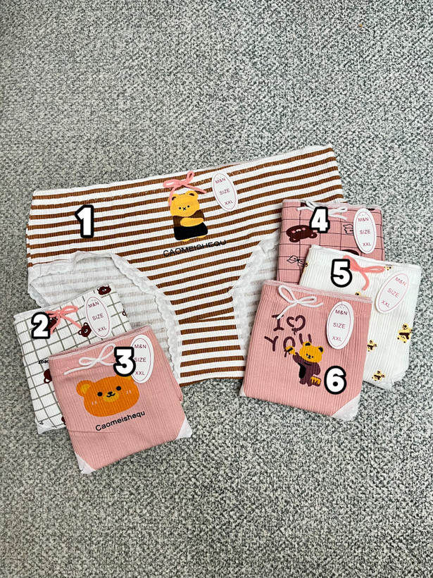 شورت زنانه عروسکی طرح تدی سایز2x